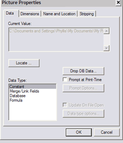 Picture Properties Window